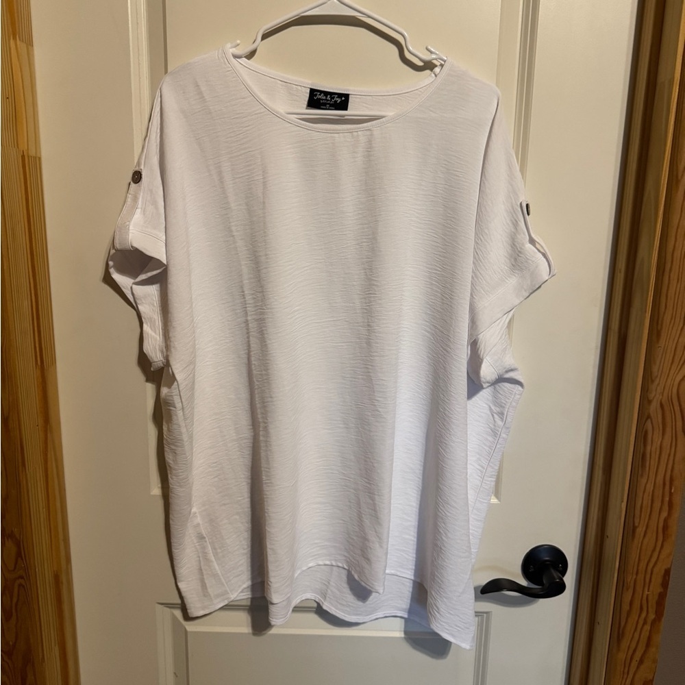 Jolie & Joy Size 3XL White Women's‎ Top by Take Out